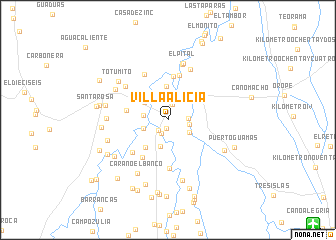 map of Villa Alicia