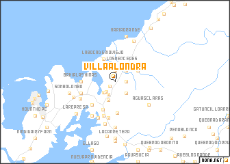 map of Villa Alondra