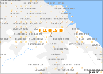 map of Villa Alsina