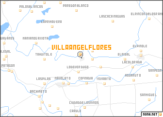 map of Villa Ángel Flores