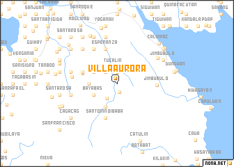 map of Villa Aurora