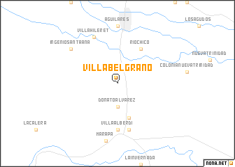 map of Villa Belgrano