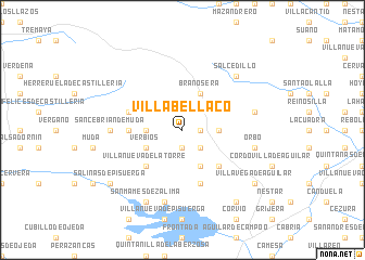 map of Villabellaco