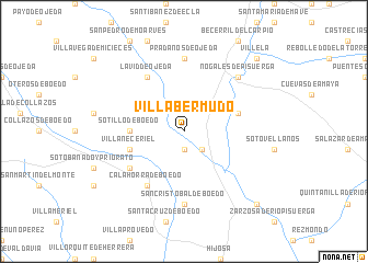 map of Villabermudo