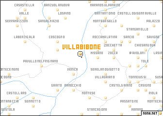 map of Villa Bibone