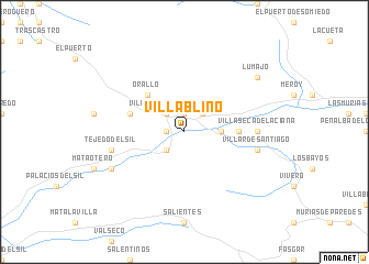 map of Villablino