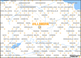 map of Villabona