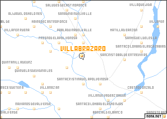 map of Villabrázaro