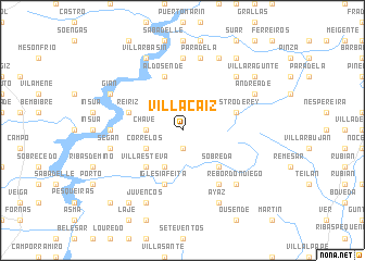 map of Villacaiz