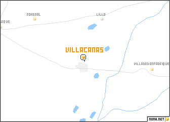map of Villacañas