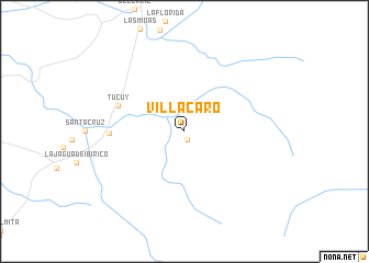 map of Villa Caro