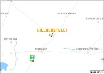 map of Villa Castelli