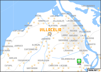 map of Villa Celia