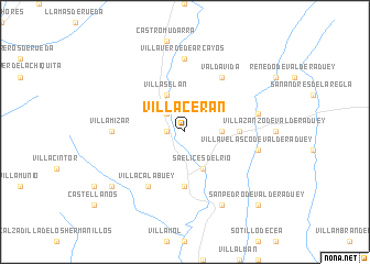 map of Villacerán