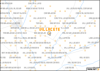 map of Villacete