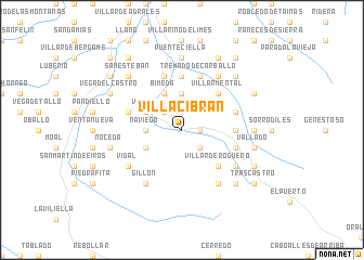 map of Villacibrán