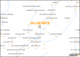 map of Villacidayo