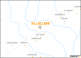 map of Villa Clara