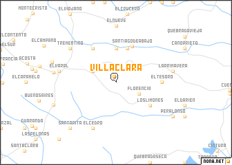 map of Villa Clara