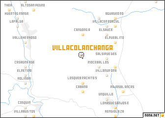 map of Villa Colanchanga