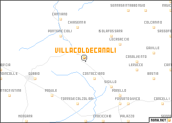 map of Villa Coldecanali