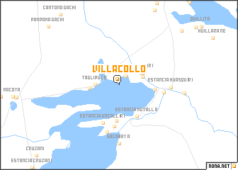 map of Villacollo