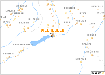 map of Villacollo