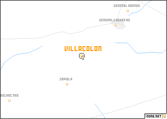 map of Villa Colón