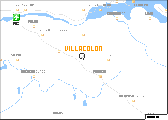 map of Villa Colón