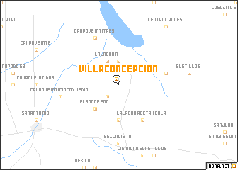 map of Villa Concepción