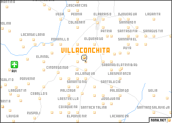 map of Villa Conchita
