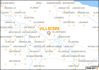 map of Villa Copa