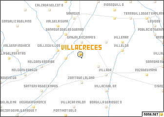 map of Villacreces