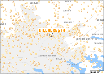 map of Villa Cresta