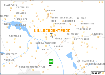 map of Villa Cuauhtémoc