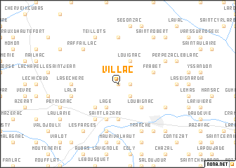 map of Villac