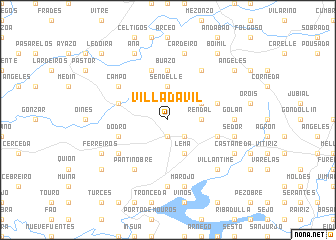 map of Villadavil