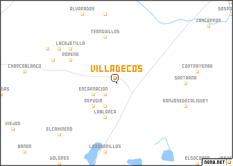 map of Villa de Cos