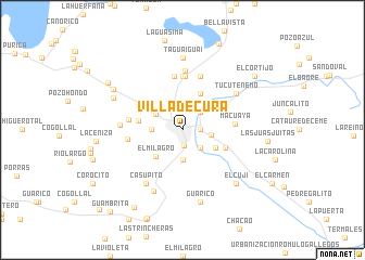 map of Villa de Cura