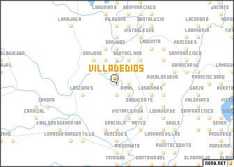 map of Villa de Dios