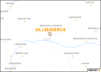 map of Villa de García