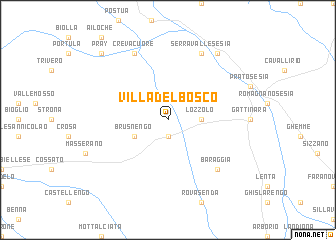 map of Villa del Bosco