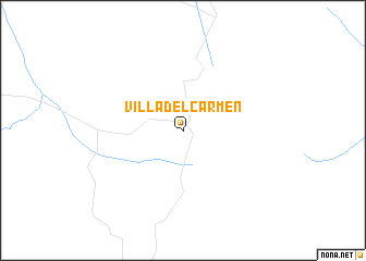 map of Villa del Carmen