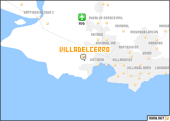 map of Villa del Cerro