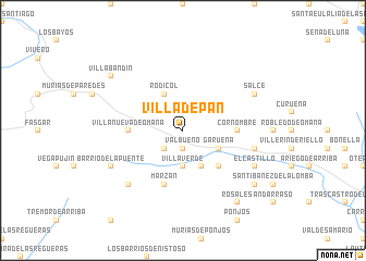 map of Villadepán