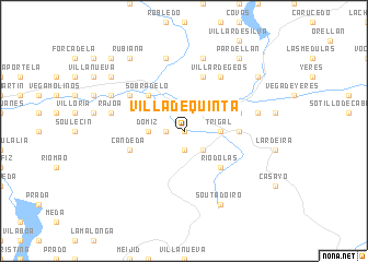 map of Villadequinta