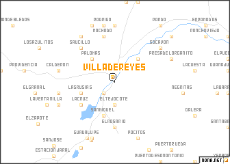 map of Villa de Reyes