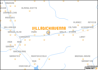 map of Villa di Chiavenna