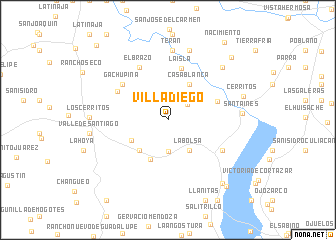 map of Villadiego