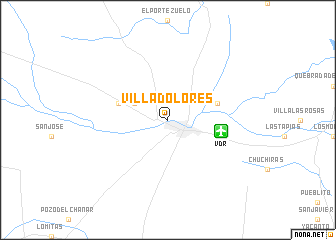 map of Villa Dolores